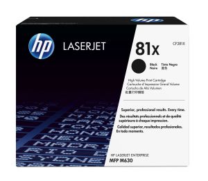 HP 81X High Yield Black Original LaserJe