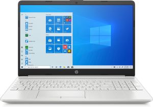 HP 15-dw1271nia i5-10210U Notebook 39.6 cm (15.6") HD Intel® Core™ i5 8 GB DDR4-SDRAM 1000 GB HDD Wi-Fi 5 (802.11ac) Windows 10 Home Silver