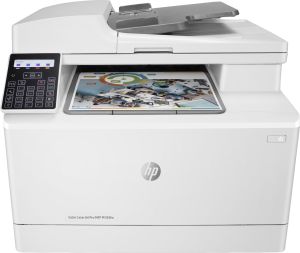 HP Color LaserJet Pro MFP M183fw, Print, Copy, Scan, Fax, 35-sheet ADF; Energy Efficient; Strong Security; Dualband Wi-Fi 7KW56A#BEW