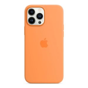 Apple iPhone 13 Pro Max Silicone Case with MagSafe – Marigold