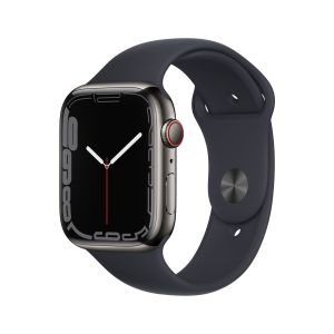 Apple Watch Series 7 OLED 45 mm 4G Graphite GPS (satellite)_MNAX3AE/A