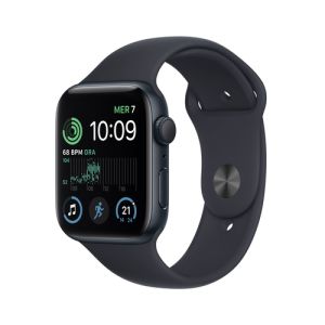 Apple Watch SE OLED 44 mm Black GPS (satellite) MNK03B/A