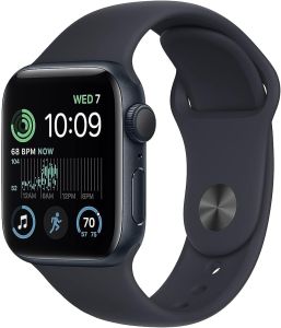 Apple Watch SE GPS + Cellular 40mm Midnight Aluminium Case with Midnight Sport Band - Regular MNPL3AE/A