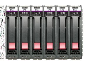 HPE MSA 14.4T SAS 10K SFF M2 6pk HDD Bdl